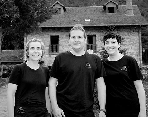 María, Carlos y Sonia - Camping Borda Bisaltico